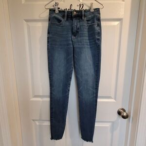 American Eagle Super High‎ Rise Jegging Denim Jeans Skinny Pants Size 2